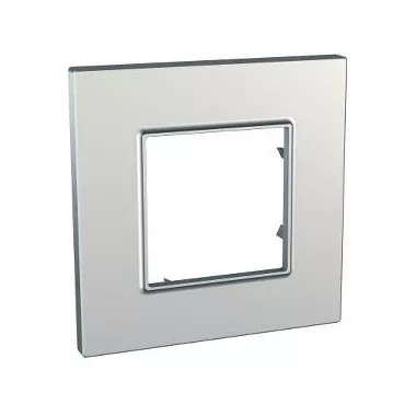 SCHNEIDER MGU6.702.55 UNICA Quadro egyes keret, ezüst SCHNEIDER MGU6.702.55 UNICA Quadro egyes keret, ezüst