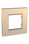 SCHNEIDER MGU6.702.56 UNICA Quadro egyes keret, réz SCHNEIDER MGU6.702.56 UNICA Quadro egyes keret, réz