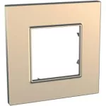 SCHNEIDER MGU6.702.56 UNICA Quadro egyes keret, réz