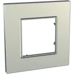SCHNEIDER MGU6.702.57 UNICA Quadro egyes keret, titánium