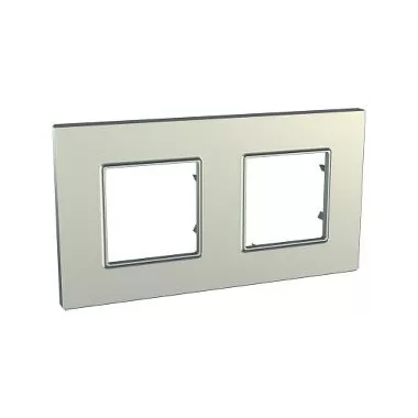 SCHNEIDER MGU6.704.57 UNICA Quadro kettes keret, titánium SCHNEIDER MGU6.704.57 UNICA Quadro kettes keret, titánium