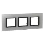   SCHNEIDER MGU68.006.7C2 UNICA Class hármas keret, tejfehér üveg