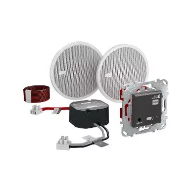 SCHNEIDER MGU70.566.12 UNICA Bluetooth Audio kihangosító szett, grafit SCHNEIDER MGU70.566.12 UNICA Bluetooth Audio kihangosító szett, grafit