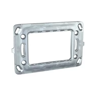 SCHNEIDER MGU7.103 UNICA Zamak fém rögzítőkeret, 3 modulos SCHNEIDER MGU7.103 UNICA Zamak fém rögzítőkeret, 3 modulos