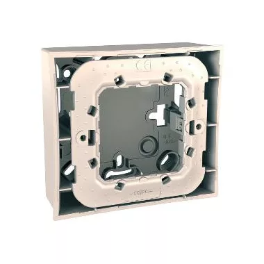 SCHNEIDER MGU87.022.25 UNICA Egyes kiemelő doboz, rögzítőkerettel, krém SCHNEIDER MGU87.022.25 UNICA Egyes kiemelő doboz, rögzítőkerettel, krém