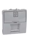 SCHNEIDER MGU9.460.18 UNICA 1xRJ45 univerzális adapter, rögzítőkeret nélkül, 2 modulos, fehér
