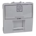   SCHNEIDER MGU9.460.18 UNICA 1xRJ45 univerzális adapter, rögzítőkeret nélkül, 2 modulos, fehér