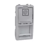   SCHNEIDER MGU9.461.18 UNICA 1xRJ45 univerzális adapter, rögzítőkeret nélkül, 1 modulos, fehér