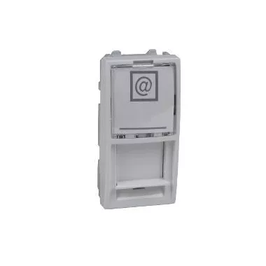 SCHNEIDER MGU9.461.18 UNICA 1xRJ45 univerzális adapter, rögzítőkeret nélkül, 1 modulos, fehér SCHNEIDER MGU9.461.18 UNICA 1xRJ45 univerzális adapter, rögzítőkeret nélkül, 1 modulos, fehér