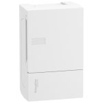 SCHNEIDER MIP12104 RESI9 MP Kiselosztó, teli ajtó, falon kívüli, 1x4 modul, PEN sín, fehér