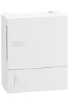 SCHNEIDER MIP12106 RESI9 MP Kiselosztó, teli ajtó, falon kívüli, 1x8 modul, PEN sín, fehér