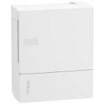 SCHNEIDER MIP12106 RESI9 MP Kiselosztó, teli ajtó, falon kívüli, 1x8 modul, PEN sín, fehér