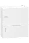 SCHNEIDER MIP12108 RESI9 MP Kiselosztó, teli ajtó, falon kívüli, 1x8 modul, PEN sín, fehér