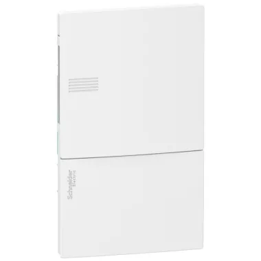 SCHNEIDER MIP22104 RESI9 MP Kiselosztó, teli ajtó, süllyesztett, 1x4 modul, PEN sín, komplett, fehér SCHNEIDER MIP22104 RESI9 MP Kiselosztó, teli ajtó, süllyesztett, 1x4 modul, PEN sín, komplett, fehér