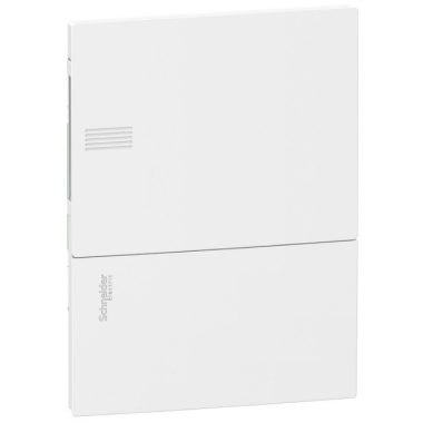 Tablou electric incastrat SCHNEIDER MIP22106 MINI PRAGMA ușă completă, modul 1x6, șină PEN, completă, alb