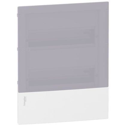   Tablou electric incastrat SCHNEIDER MIP22212T MINI PRAGMA ușă transparentă alba, modul 2x12, șină PEN, complet, alb