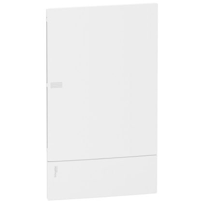   SCHNEIDER MIP22312 RESI9 MP Distributor, full door, recessed, 3x12 module, PEN rail, complete, white