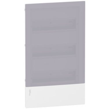 Tablou electric incastrat SCHNEIDER MIP22312T MINI PRAGMA, ușă transparentă alba, modul 3x12, șină PEN, complet, alb