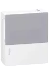 SCHNEIDER MIP40108T RESI9 MP Kiselosztó homloklap, tejüveg hatású átlátszó ajtó, süllyesztett, 1x8 modul, PEN sín, krém SCHNEIDER MIP40108T RESI9 MP Kiselosztó homloklap, tejüveg hatású átlátszó ajtó, süllyesztett, 1x8 modul, PEN sín, krém
