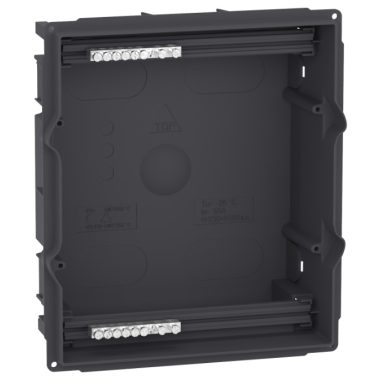 SCHNEIDER MIP82108 RESI9 MP Kiselosztó hátlap, süllyesztett, 1x8 modul, PEN sín