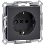   SCHNEIDER MTN2300-0414 MERTEN 2P + F socket with child protection, spring-cage connection, 16A, System-M, anthracite