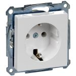   SCHNEIDER MTN2301-0325 MERTEN 2P + F socket, spring-cage connection, 16A, System-M, active white, antibacterial