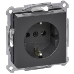   SCHNEIDER MTN2301-0414 MERTEN 2P + F socket, spring connection, 16A, System-M, anthracite