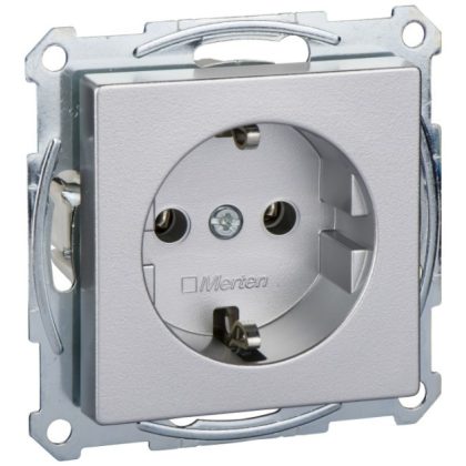   SCHNEIDER MTN2301-0460 MERTEN 2P+F dugalj csatlakozóaljzat, rugós bekötés, 16A, System-M, alumínium