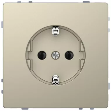 SCHNEIDER MTN2301-6033 MERTEN 2P+F dugalj csatlakozóaljzat, rugós bekötés, 16 A, D-Life, szahara