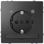   SCHNEIDER MTN2304-6034 MERTEN 2P+F dugalj csatlakozóaljzat, gyermekvédelemmel, LED világítással, rugós bekötés, 16 A, D-Life, antracit