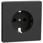   SCHNEIDER MTN2330-6034 MERTEN 2P + F socket cover, D-Life, anthracite