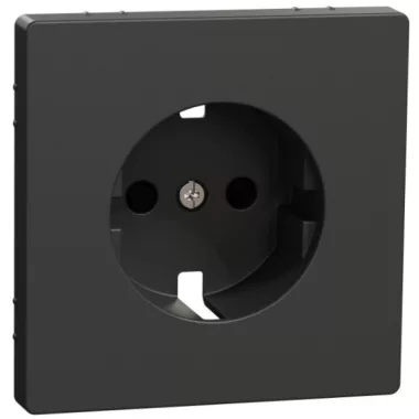 SCHNEIDER MTN2330-6034 MERTEN 2P + F socket cover, D-Life, anthracite