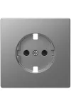 SCHNEIDER MTN2330-6036 MERTEN 2P + F socket cover, D-Life, steel