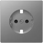   SCHNEIDER MTN2330-6036 MERTEN 2P + F socket cover, D-Life, steel