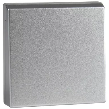 SCHNEIDER MTN2340-0460 MERTEN SM Cover for 2P + F sockets GYV, with pin cover, aluminum