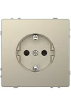 SCHNEIDER MTN2400-6033 MERTEN 2P + F socket with child protection, screw connection, 16 A, D-Life, Sahara
