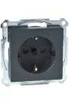 SCHNEIDER MTN2401-0414 MERTEN 2P + F socket, screw connection, 16A, System-M, anthracite