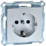   SCHNEIDER MTN2401-0460 MERTEN 2P + F socket, screw connection, 16A, System-M, aluminum