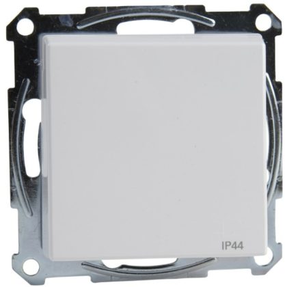   SCHNEIDER MTN2414-0325 MERTEN 2P+F dugalj csatlakozóaljzat gyermekvédelemmel, csapófedéllel, csavaros bekötés, 16A, System-M, aktív fehér, antibakteriális - IP44