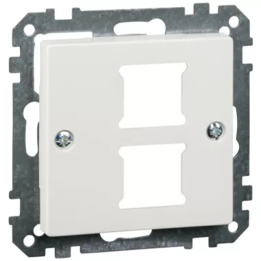 SCHNEIDER MTN291619 MERTEN 2xRJ45 adatpter, Lexcom betétekhez, System-M, polárfehér SCHNEIDER MTN291619 MERTEN 2xRJ45 adatpter, Lexcom betétekhez, System-M, polárfehér