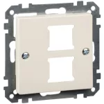   SCHNEIDER MTN291644 MERTEN 2xRJ45 adatpter, Lexcom betétekhez, System-M, krém