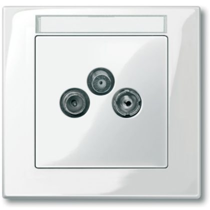 SCHNEIDER MTN296719 MERTEN Antenna csatlakozó fedlap, 3 kimenettel, felirat nélkül, System-M, polárfehér SCHNEIDER MTN296719 MERTEN Antenna csatlakozó fedlap, 3 kimenettel, felirat nélkül, System-M, polárfehér