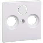   SCHNEIDER MTN296725 MERTEN Antenna connector cover, with 3 outputs, unlabeled, System-M, active white, antibacterial