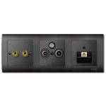   SCHNEIDER MTN297514 MERTEN Antenna csatlakozó fedlap, 3 kimenettel, felirat nélkül, System-M, antracit