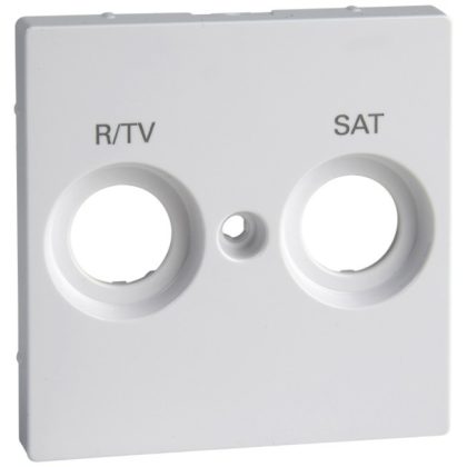   SCHNEIDER MTN299825 MERTEN TV / R-SAT cover, 2 outputs, System-M, active white, antibacterial