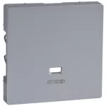 SCHNEIDER MTN3380-0460 MERTEN Fedlap húzózsinóros kapcsolókhoz, Sytem-M, alumínium