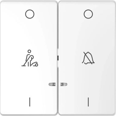 SCHNEIDER MTN3429-6035 MERTEN Dupla billentyű, szállodai funkciókhoz, D-Life, lótuszfehér