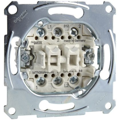   SCHNEIDER MTN3526-0000 MERTEN Double toggle switch, screw connection, 16AX