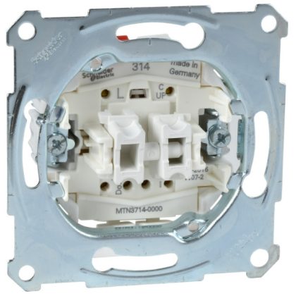   SCHNEIDER MTN3714-0000 MERTEN Shutter switch with auxiliary contact, spring connection, 10A