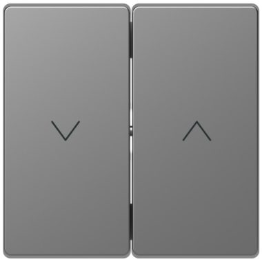 SCHNEIDER MTN3855-6036 MERTEN Dupla billentyű, redőnyvezérléshez, D-Life, acél